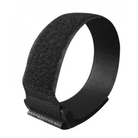Δεματικά 300x20mm Με Velcro Μαύρο (10τμχ) TIES-025 POWERTECH