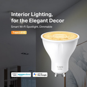 Λάμπα LED 2.9W GU10 2700k WiFi (4-pack) TAPO-L610 TP-LINK