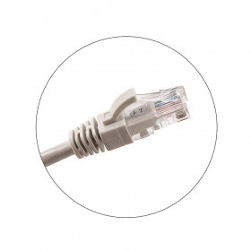 Patch Cord Χαλκού 2m Cat.6 UTP Γκρί KEN-C6-U-020 KELINE
