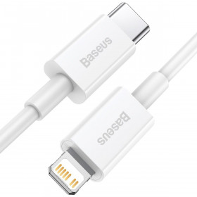 Καλώδιο Φόρτισης USB TypeC Σε Lighting 1m Λευκό CATLYS-A02 BASEUS