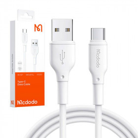 Καλώδιο Φόρτισης USB TypeA Σε TypeC 1m Λευκό CA-7280 McDODO