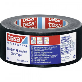 Υφασμάτινη Ταινία 25mx50mm Gaffer Μαύρο 04688 TESA
