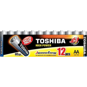 Μπαταρία Αλκαλική LR06 AA (Blister 12τμχ) High Power TOSHIBA