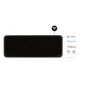 Θερμαντικό Πάνελ 1300W Με W-Fi Και Οθόνη LED Μαύρο PA1300WIFI4B MILL